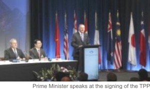 TPP signing Auckland